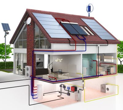 Schaubild Photovoltaik Funktion im Haus